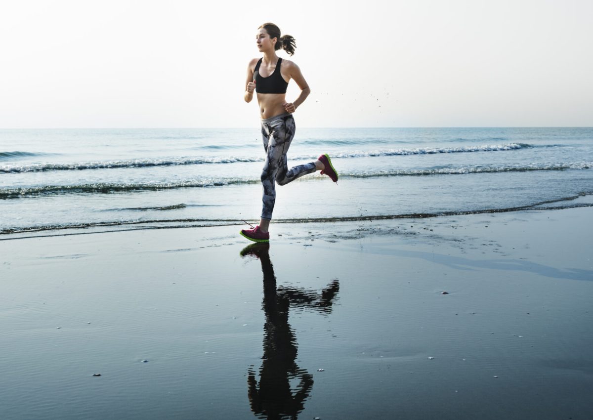 Yoga Exercise Active Beach Outdoor Concept